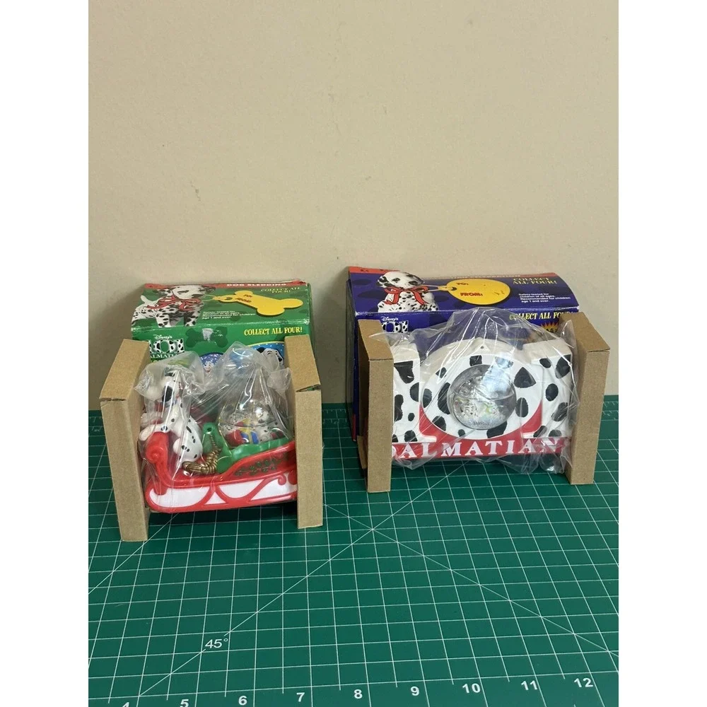 Vintage McDonald's 101 Dalmatians Ornament Lot  Of 2 New In‎ Box